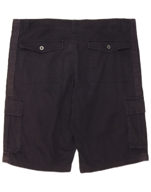 Lotto Mens Cargo Shorts W36 Large Navy Blue Cotton