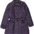 DAKS Womens Padded Coat UK 12 Medium Purple Polyester