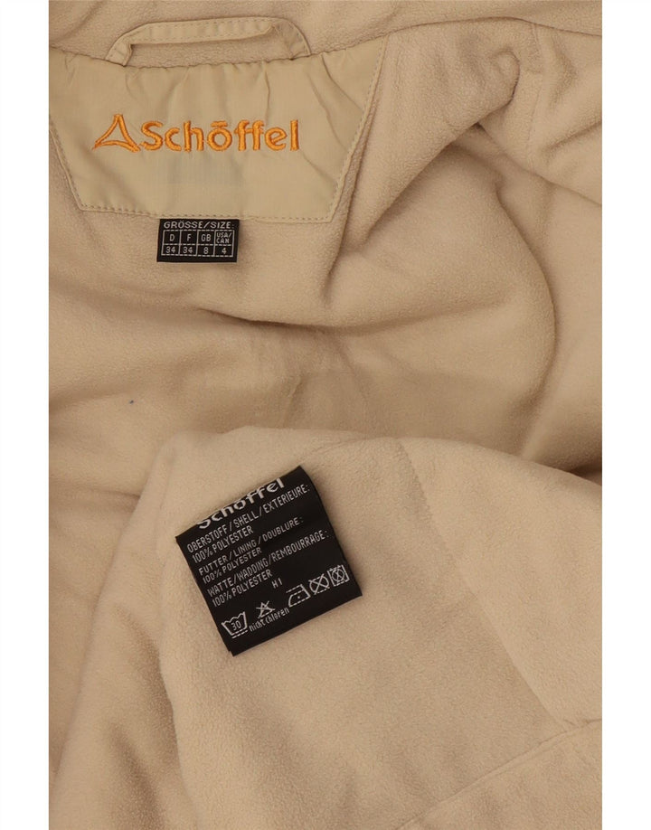 Schoffel Womens Windbreaker Jacket UK 8 Small Yellow Polyester