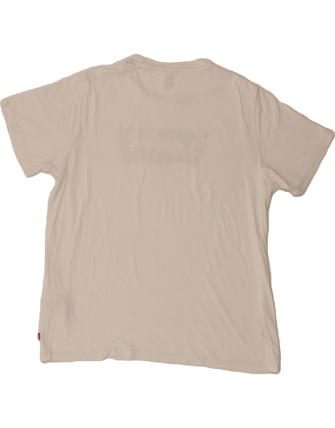 LEVI'S Mens Graphic T-Shirt Top XL White Cotton Vintage Levi's and Second-Hand Levi's from Messina Hembry 