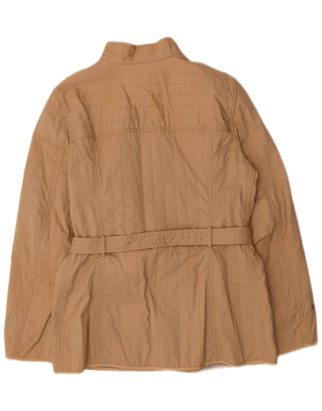 Fay Womens Quilted Jacket UK 18 XL Beige Cotton