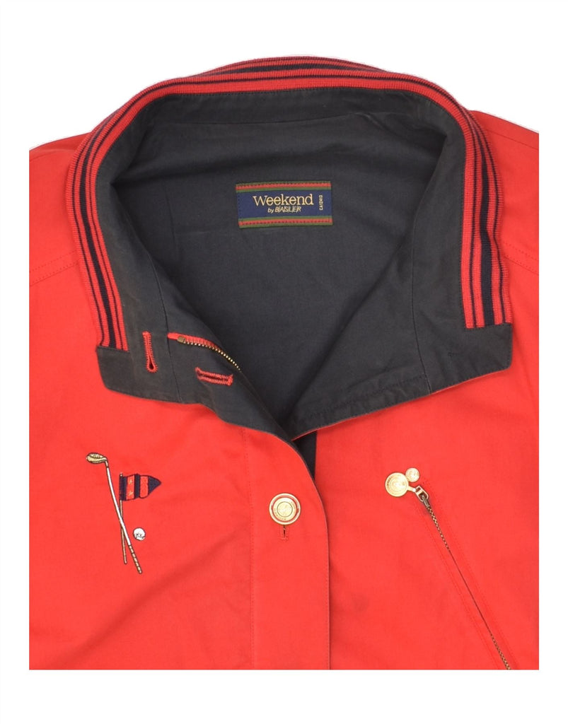 BASLER Womens Gilet UK 16 Large Red | Vintage Basler | Thrift | Second-Hand Basler | Used Clothing | Messina Hembry 