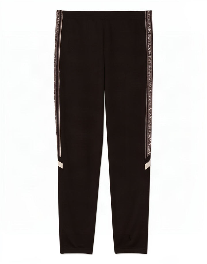 Asics Mens Graphic Tracksuit Trousers Large Black Colourblock
