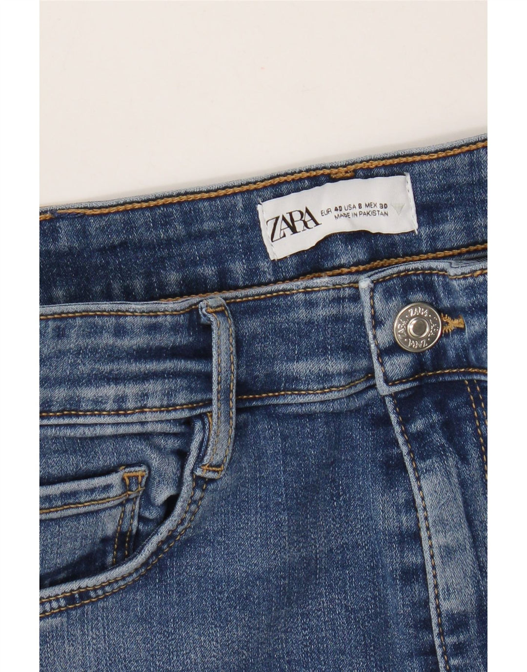 Zara Womens Skinny Jeans EU 40 Medium W30 L27 Blue