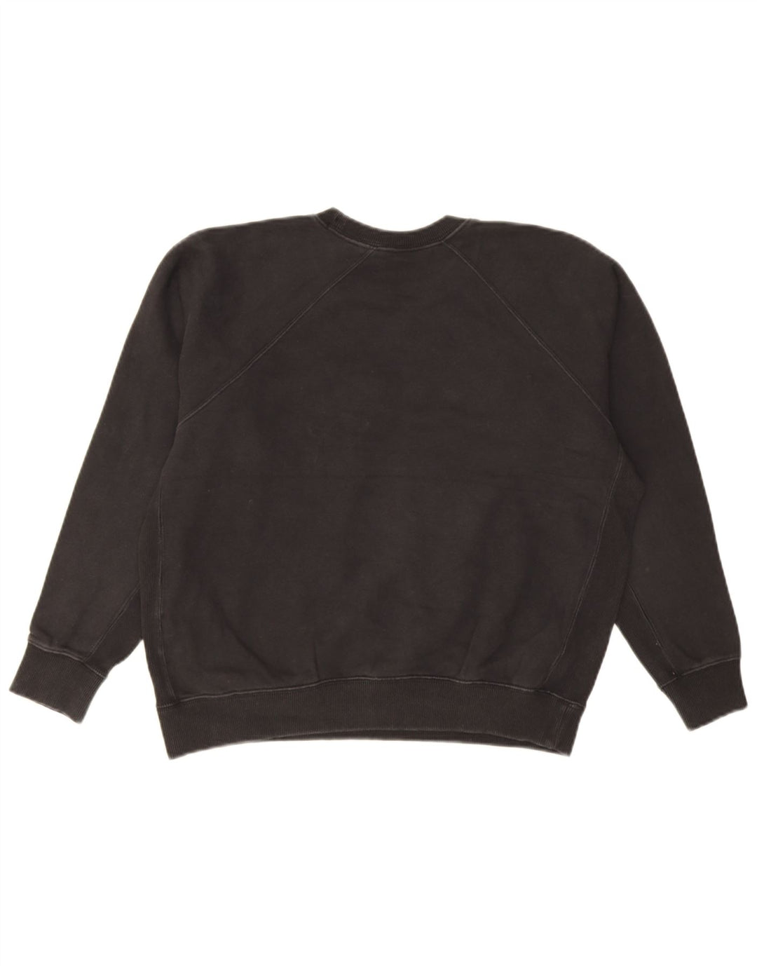 Champion Womens Graphic Oversized Sweatshirt Jumper UK 14 Medium Black