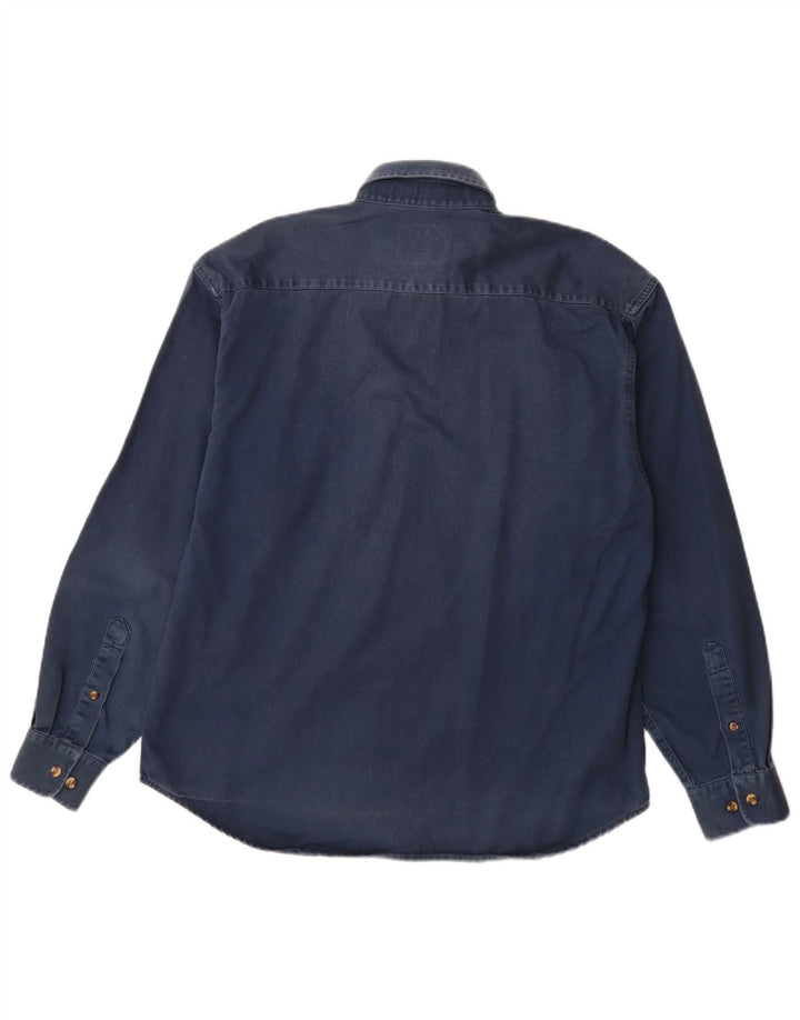 Dickies Mens Shirt Medium Navy Blue Cotton