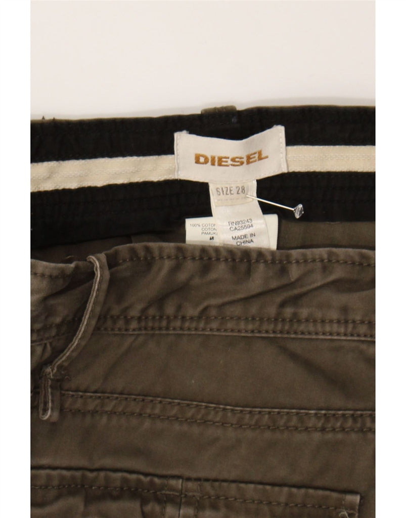 DIESEL Mens Straight Chino Trousers W28 L33 Khaki Cotton Vintage Diesel and Second-Hand Diesel from Messina Hembry 