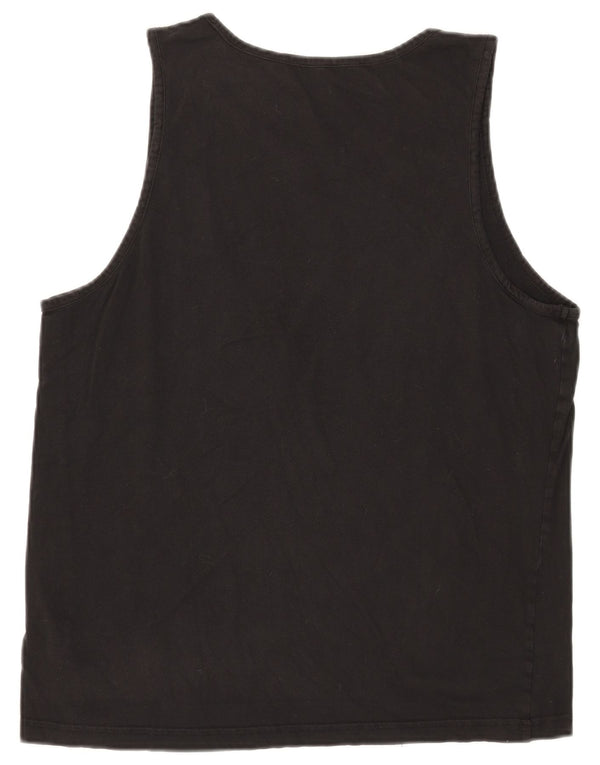 Puma Mens Graphic Vest Top Large Black Cotton