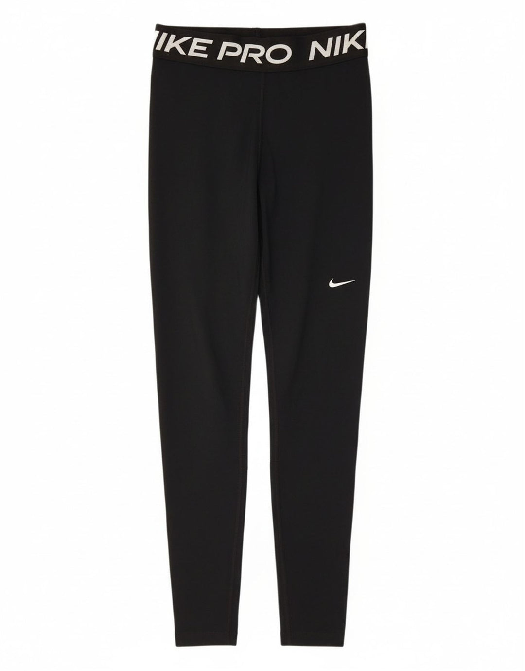 Nike Womens Graphic Leggings UK 8 Small  Black Polyester