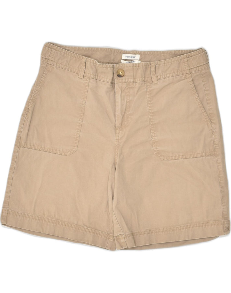 DOCKERS Womens Chino Shorts US 10 Large W32 Beige Cotton | Vintage Dockers | Thrift | Second-Hand Dockers | Used Clothing | Messina Hembry 