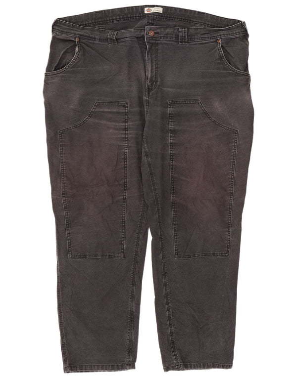 Dickies Womens Straight Cargo Trousers US 22 3XL W44 L28 Grey Cotton