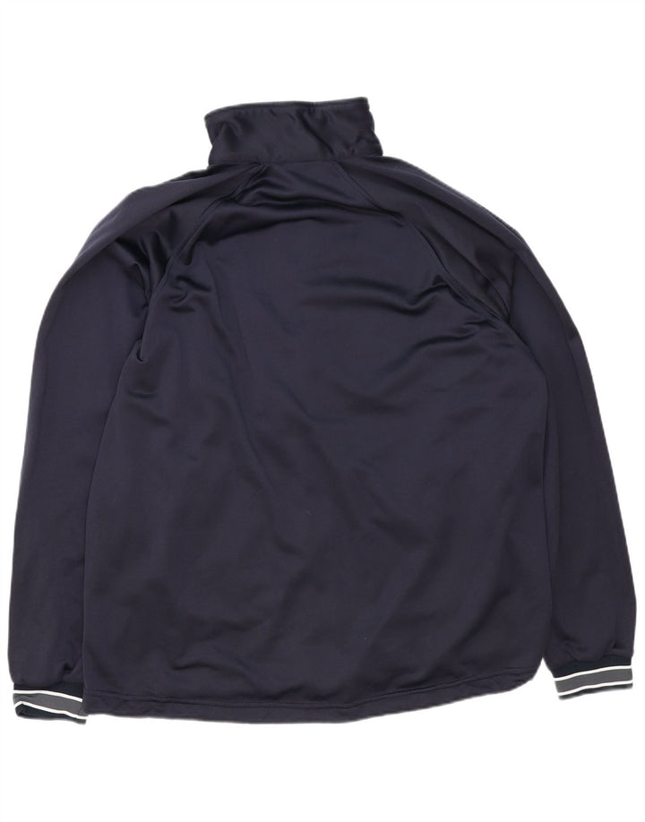 Champion Mens Tracksuit Top Jacket XL Navy Blue Polyester
