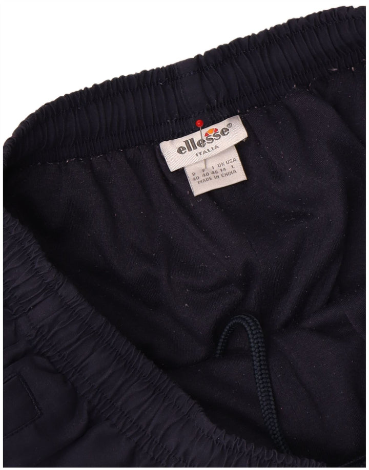 Ellesse Womens Tracksuit Trousers UK 14 Medium Navy Blue Polyester