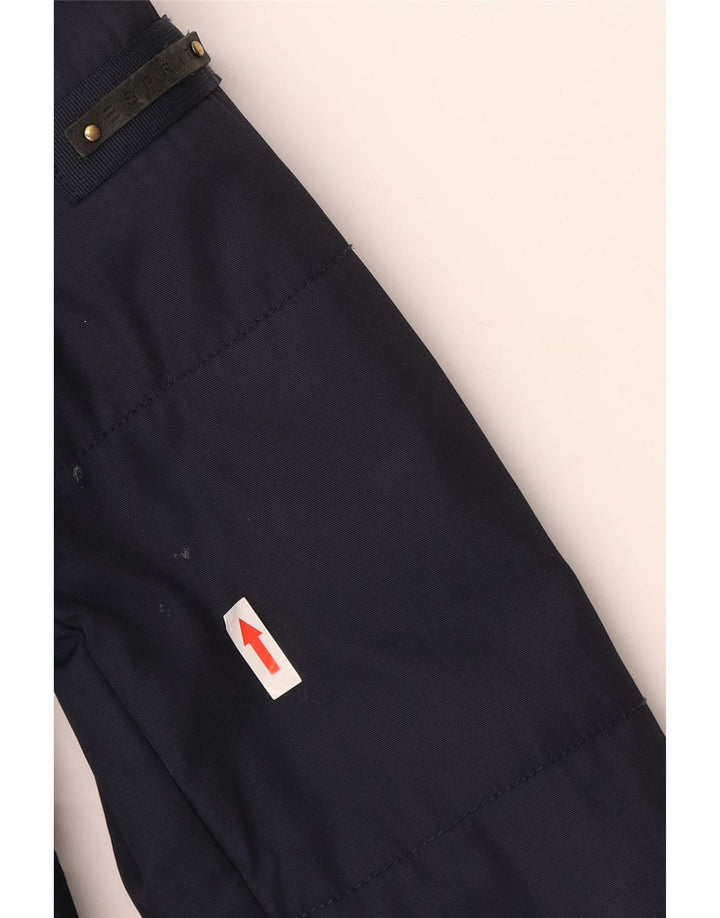 Esprit Womens Hooded Padded Coat UK 10 Small Navy Blue Polyamide