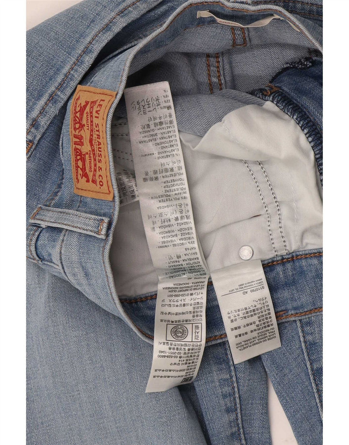 Levi's Womens 314 Shaping Straight Jeans W28 L32 Blue Cotton