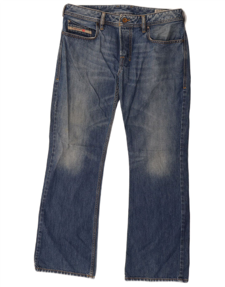 Diesel Womens Zatiny Regular Bootcut Jeans  W33 L30 Blue Cotton