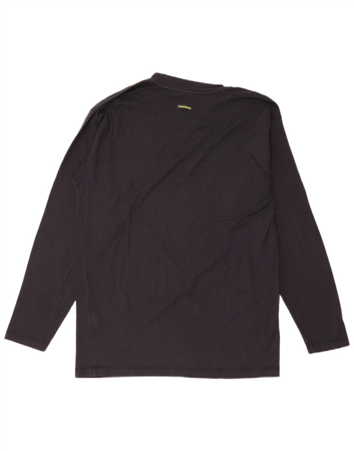 Invicta Mens Top Long Sleeve Large Navy Blue Cotton