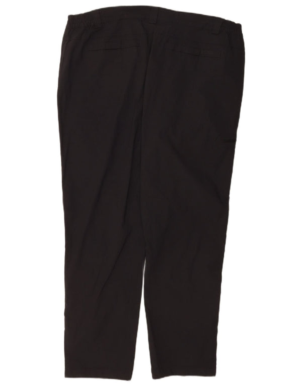Mountain Warehouse Womens Straight Cargo Trousers UK 20 2XL W40 L30 Black