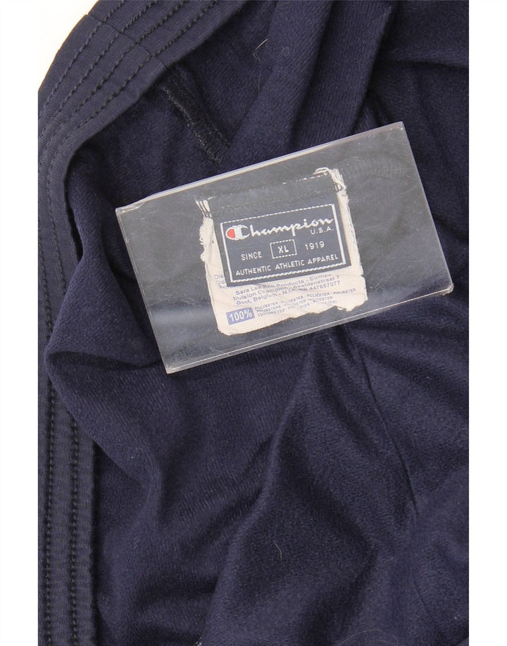 Champion Mens Tracksuit Trousers XL  Navy Blue Polyester