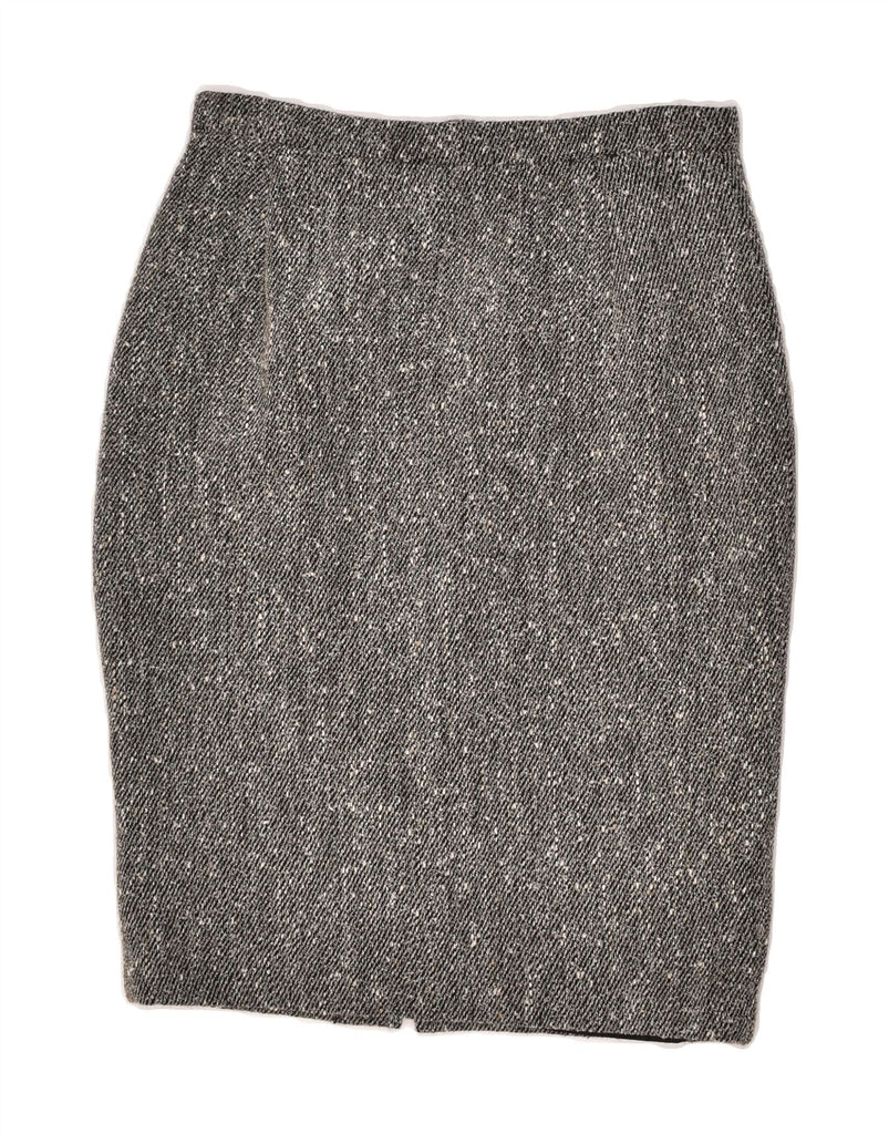 VINTAGE Womens Pencil Skirt IT 42 Medium W28  Grey Flecked | Vintage Vintage | Thrift | Second-Hand Vintage | Used Clothing | Messina Hembry 