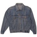 VINTAGE Mens Denim Jacket UK 36 Small Blue Cotton
