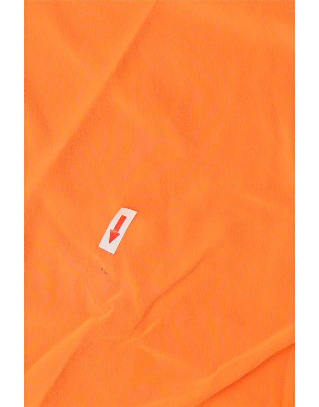 Vintage Womens Sleeveless Blouse Top UK 12 Medium Orange Silk