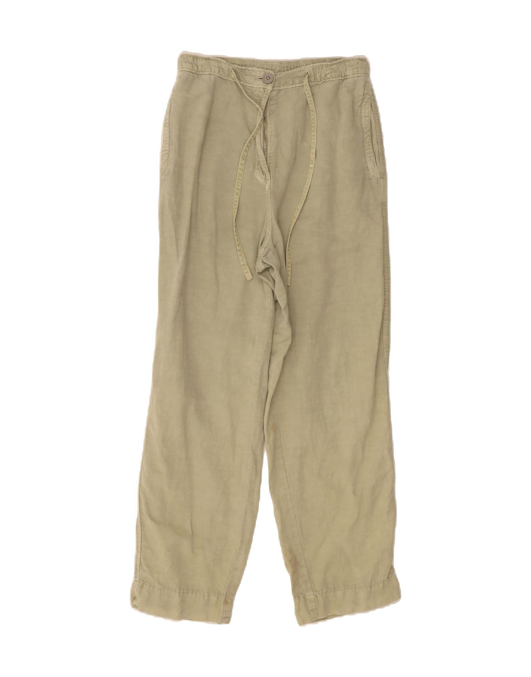 ZARA Womens Straight Chino Trousers Medium W28 L28 Beige Vintage Zara and Second-Hand Zara from Messina Hembry 
