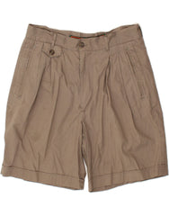 EUROPEAN PROJECT Womens Pegged Chino Shorts IT 48 XL W32 Brown Cotton