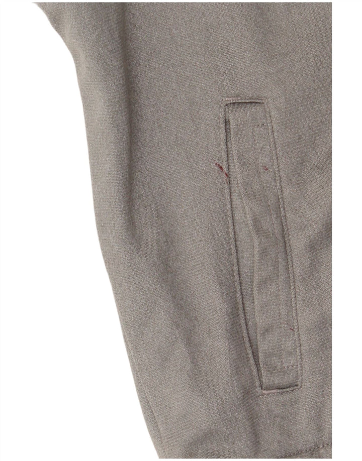 Puma Womens Tracksuit Top Jacket UK 12 Medium Grey Colourblock Polyester