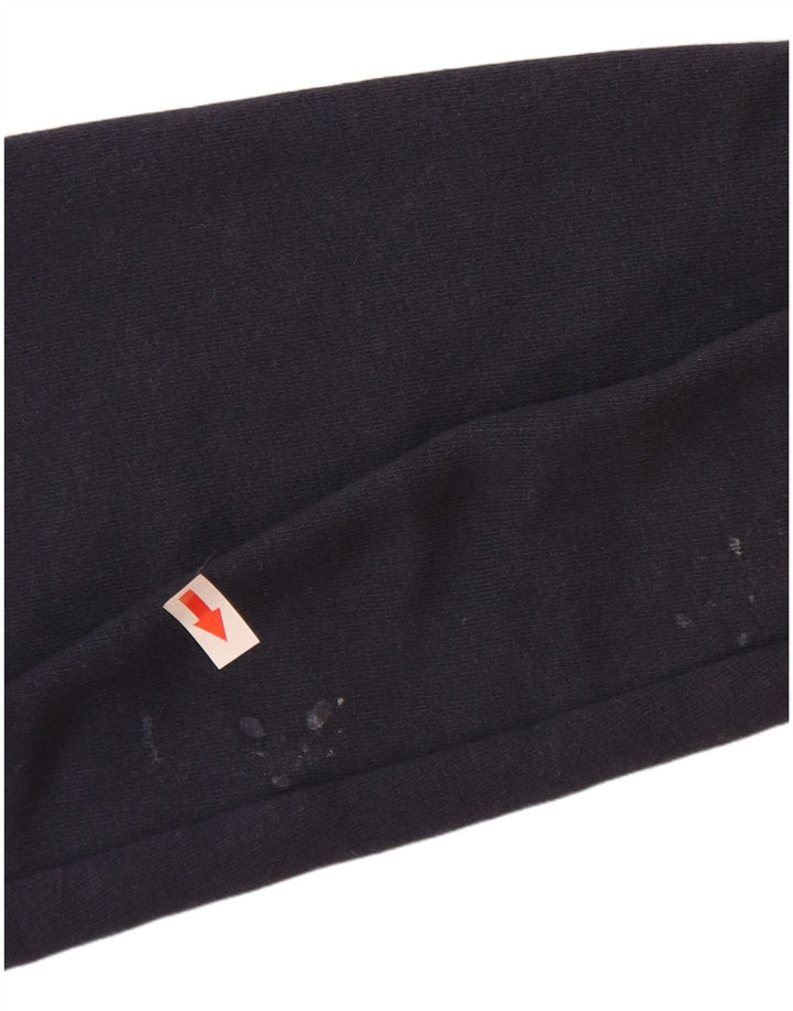 Ellesse Mens Graphic Sweatshirt Jumper Medium Navy Blue Cotton