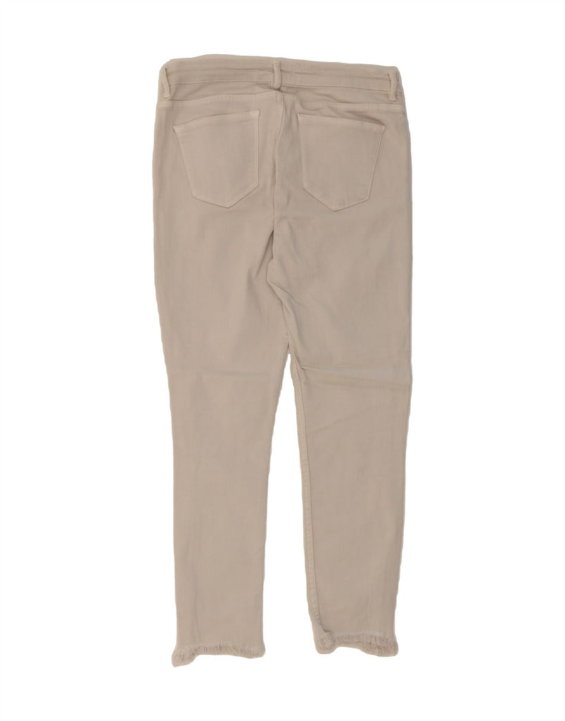 ZARA Womens High Rise Slim Jeans EU 42 Large W30 L27 Off White Vintage Zara and Second-Hand Zara from Messina Hembry 