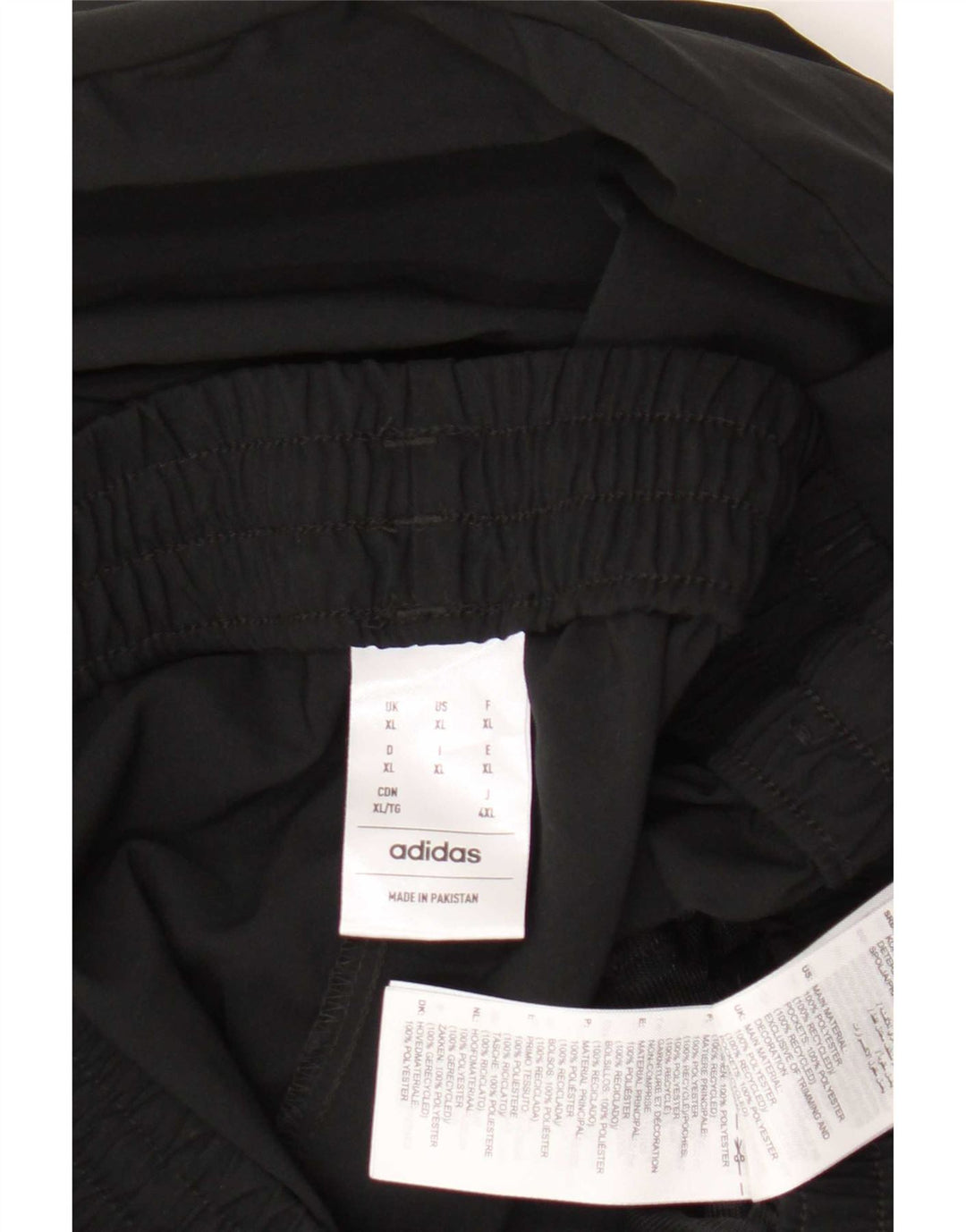 Adidas Mens Tracksuit Trousers XL Black Polyester
