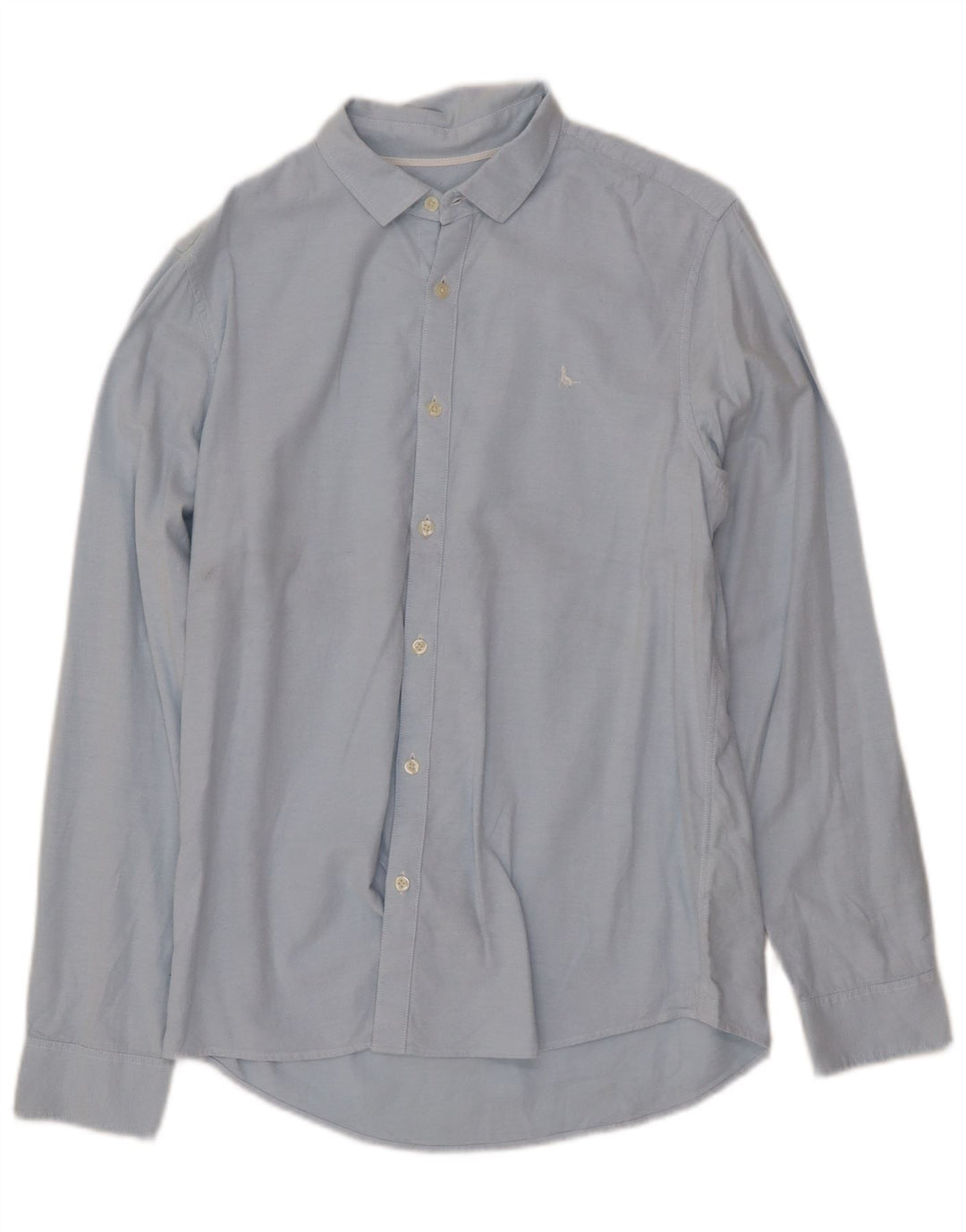 JACK WILLS Mens Classic Fit Shirt Medium Blue Cotton