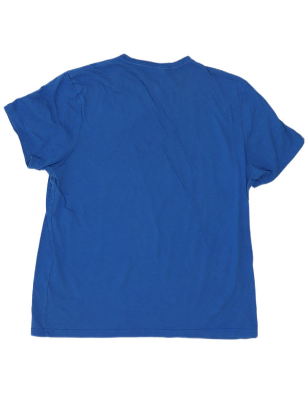 JACK WILLS Mens Classic Fit T-Shirt Top XL Blue Cotton