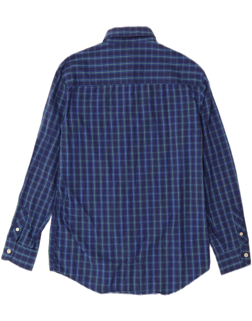 IZOD Boys Shirt 14-15 Years Large Blue Check Cotton Vintage Izod and Second-Hand Izod from Messina Hembry 