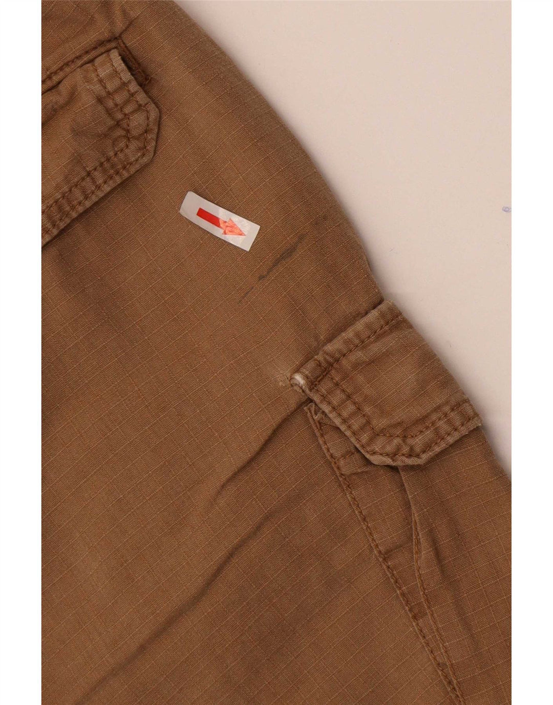 Abercrombie & Fitch Mens Cargo Shorts Medium W32  Brown Linen