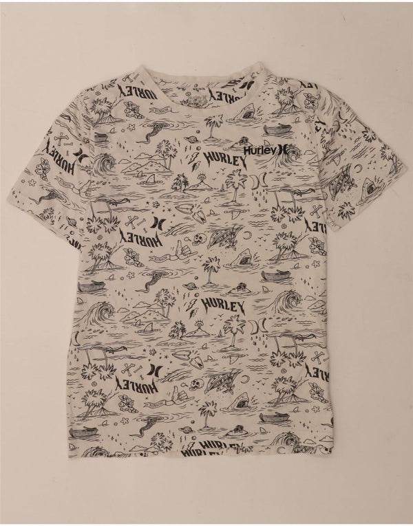 Hurley Boys Graphic T-Shirt Top 13-14 Years XL White