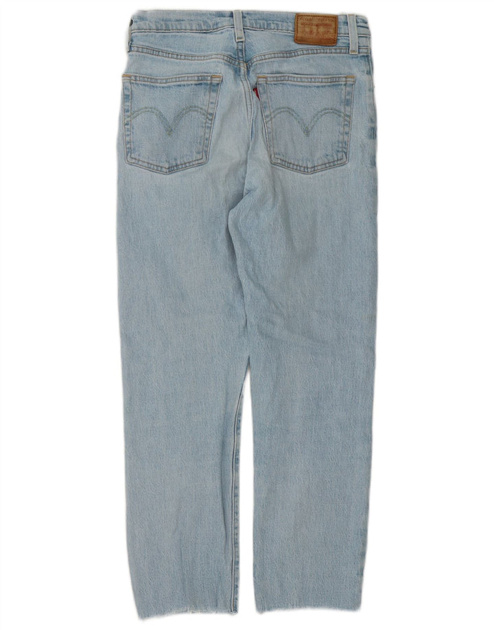 Levi's Womens Straight Jeans W27 L26 Blue Cotton