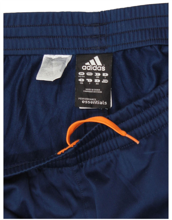 Adidas Mens Tracksuit Trousers UK 42/44 Large Navy Blue Polyester