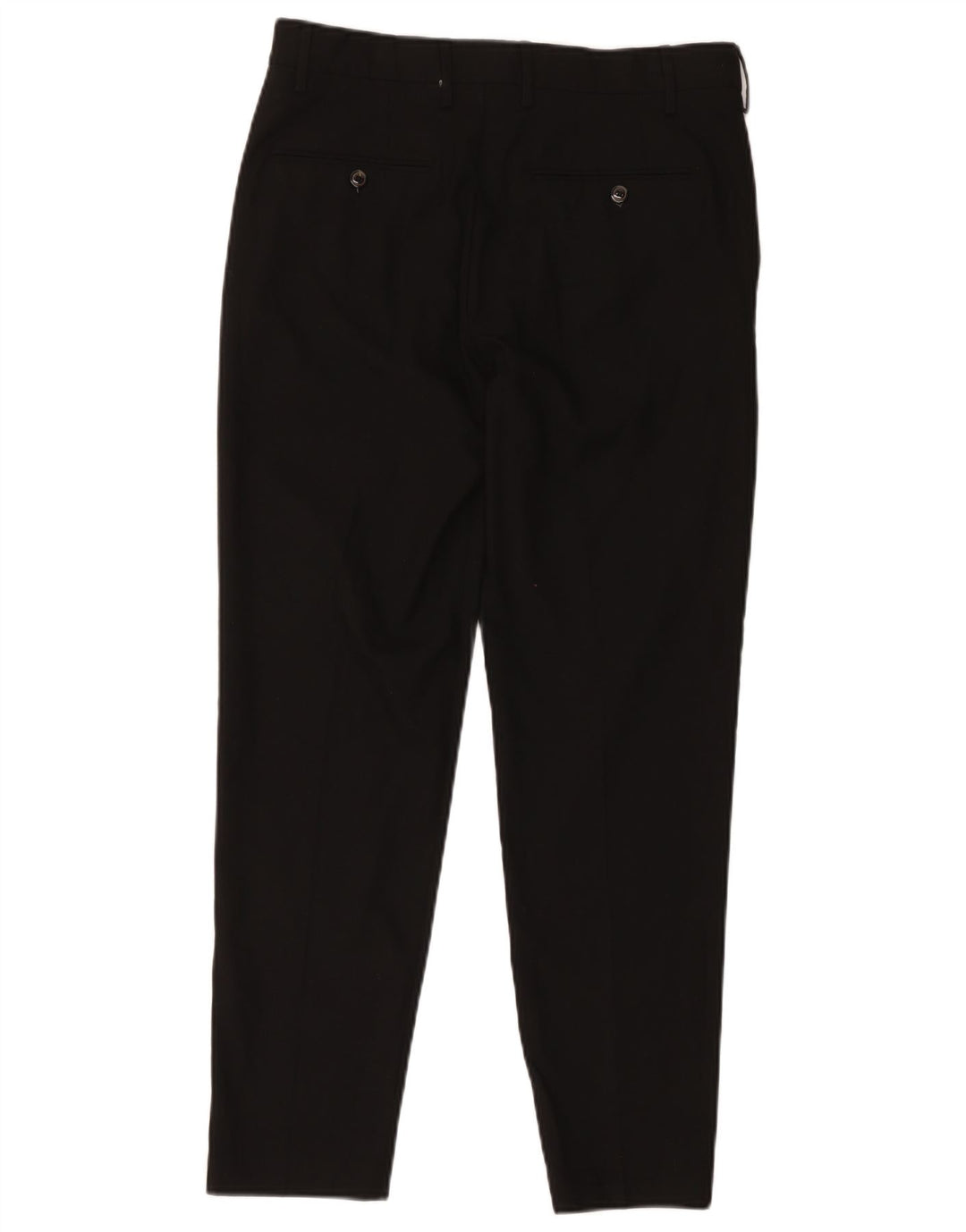 Zara Mens Slim Suit Trousers EU 40 Medium W31 L27 Black Polyester
