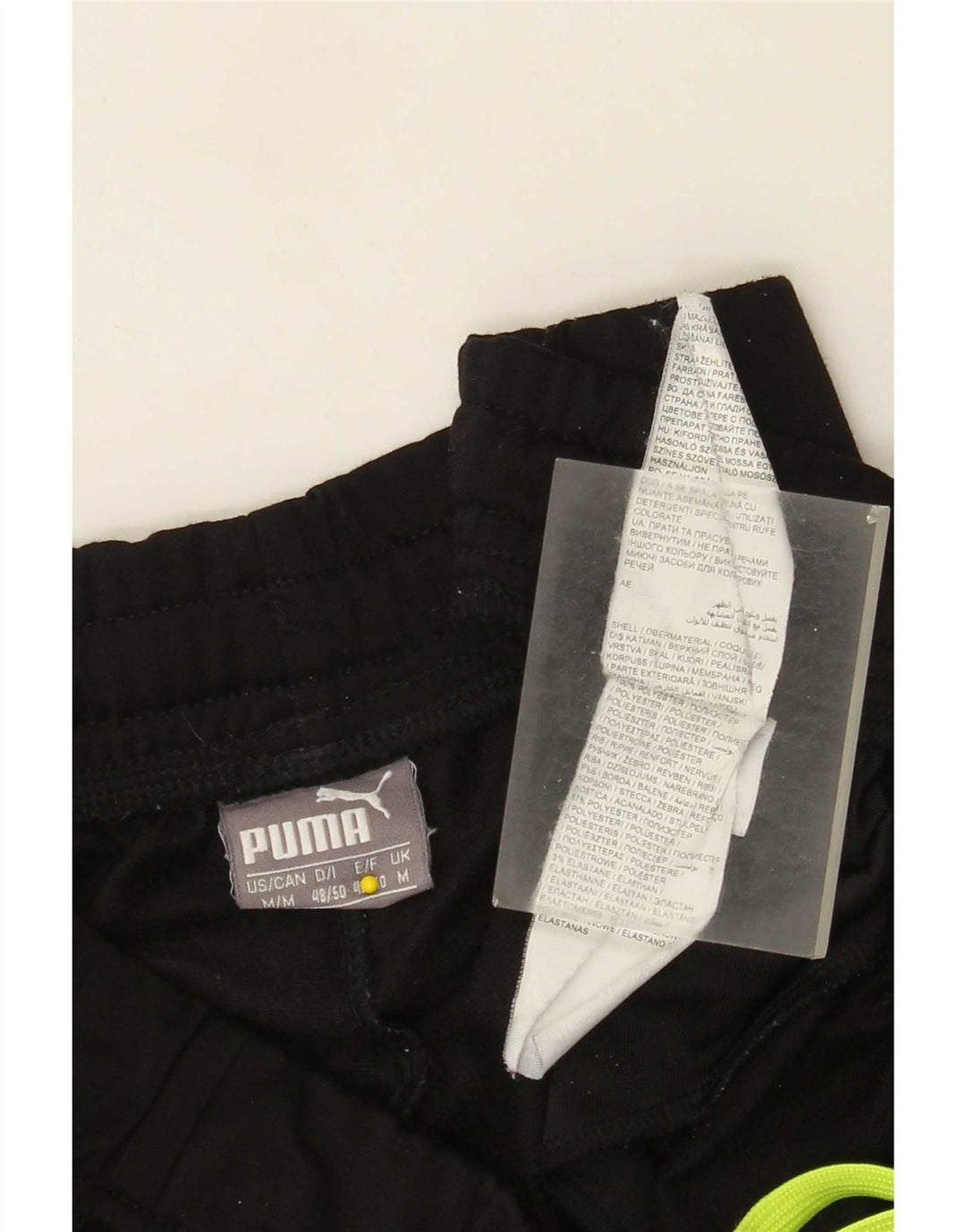 Puma Mens Tracksuit Trousers Joggers Medium Black Polyester