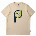 Puma Mens Graphic T-Shirt Top XL White Cotton