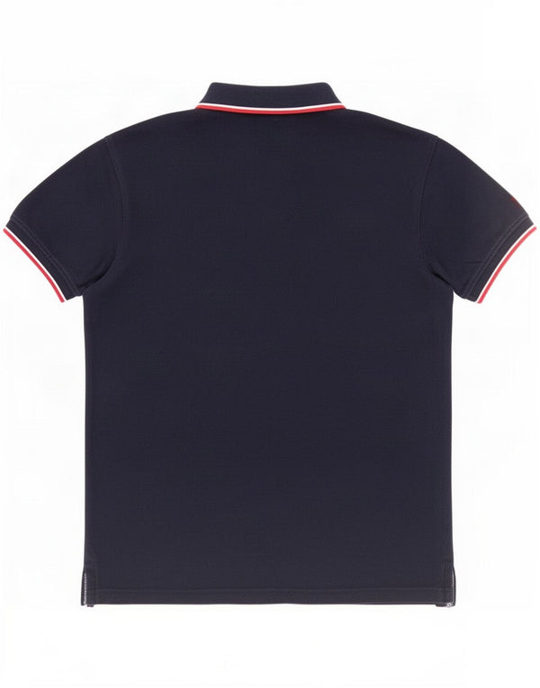 U.S. Polo Assn. Mens Custom Fit Polo Shirt Medium Navy Blue Cotton