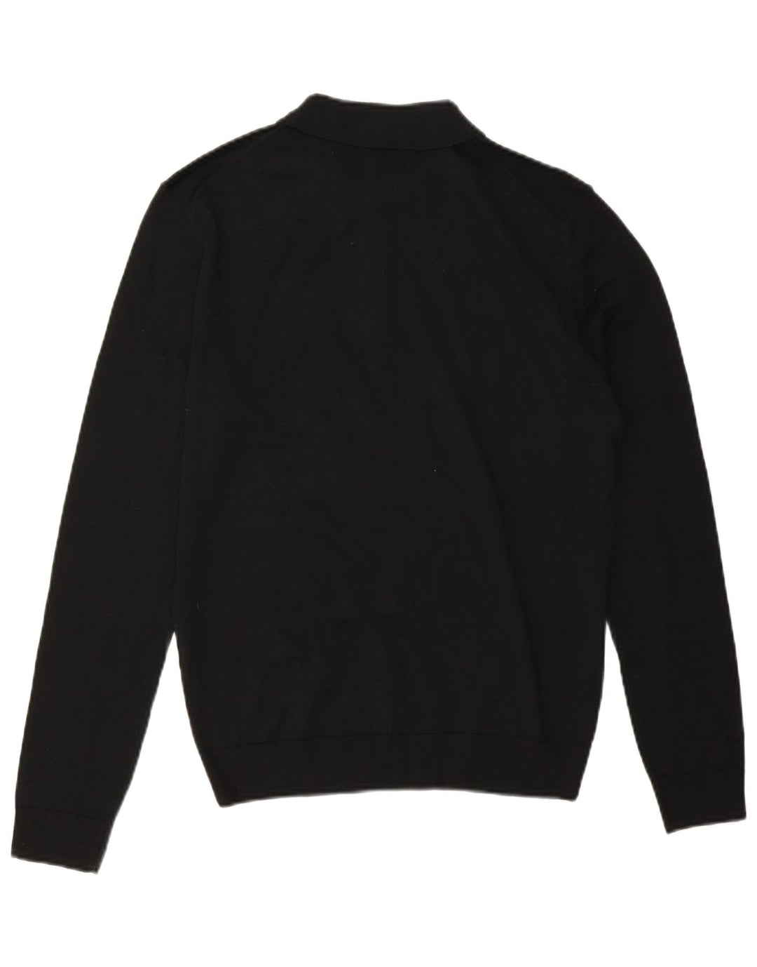 Zara Mens Polo Neck Jumper Sweater Medium Black