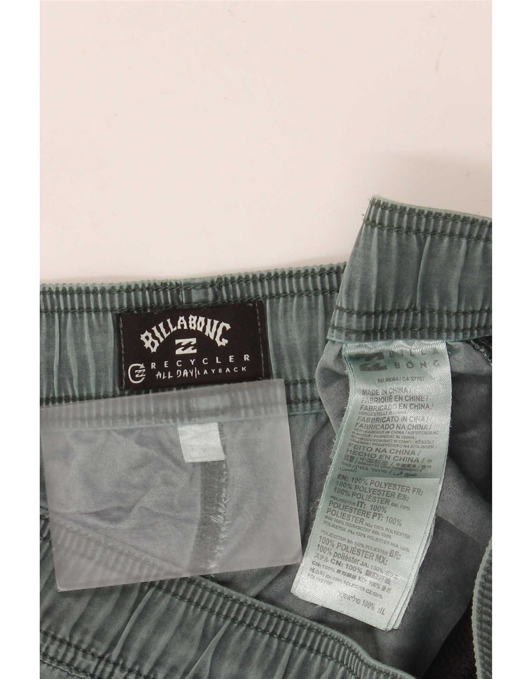 Billabong Mens Swimming Shorts Medium Green Polyester
