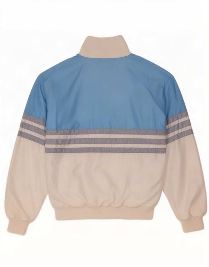 panatta Womens Tracksuit Top Jacket UK 16 Large Blue Colourblock