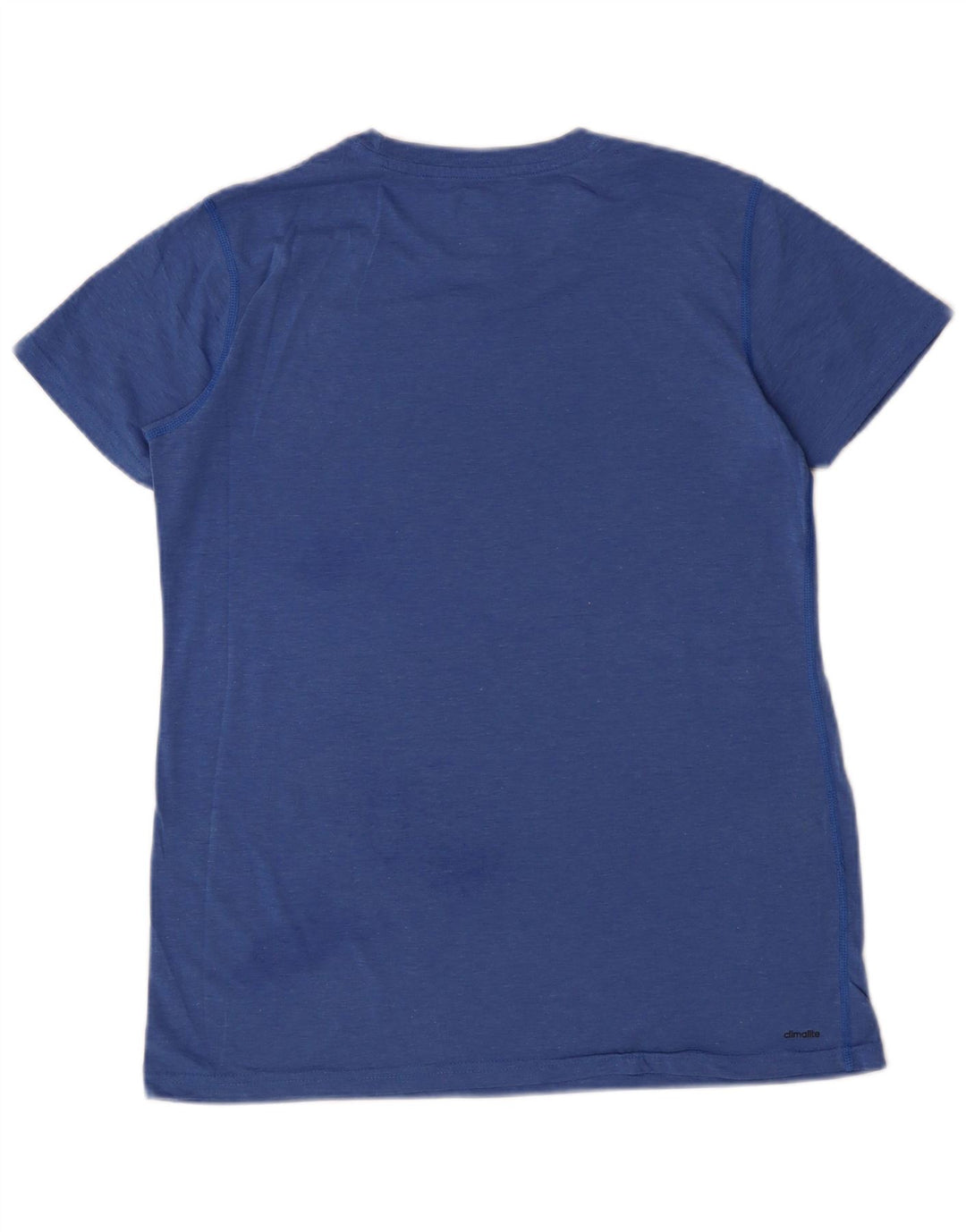 Adidas Womens T-Shirt Top UK 12 Medium Blue Flecked Polyester
