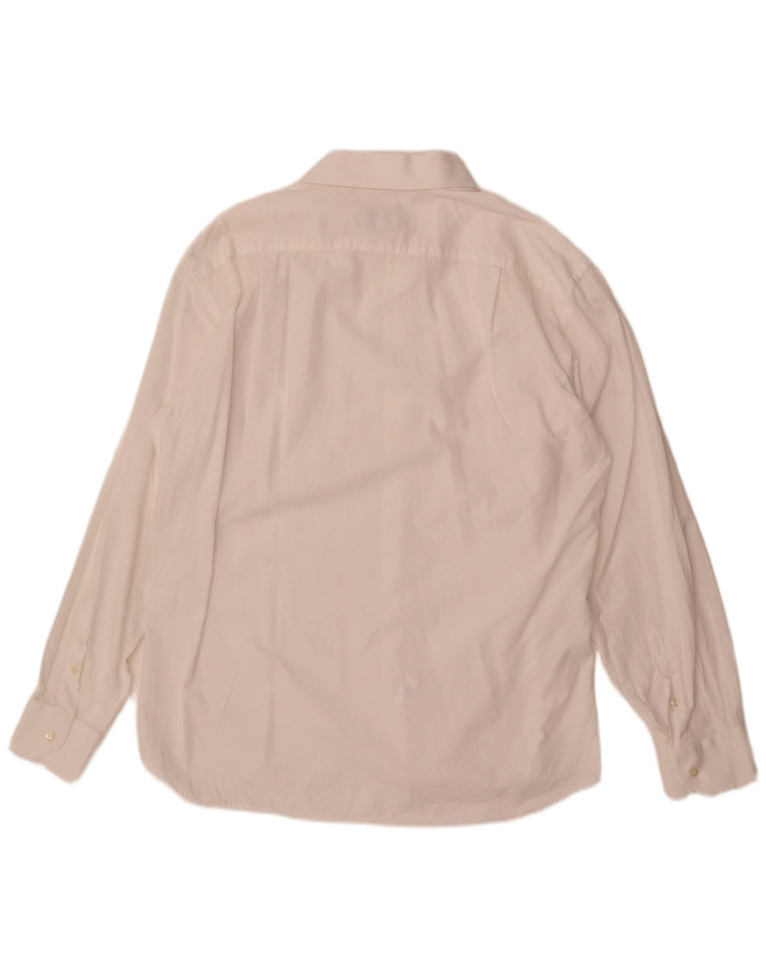 Roccobarocco Mens Shirt Size 17 43 XL White Cotton