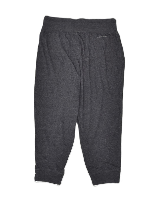 UNDER ARMOUR Womens Capri Tracksuit Trousers Joggers XS Grey Cotton, Vintage & Second-Hand Clothing Online