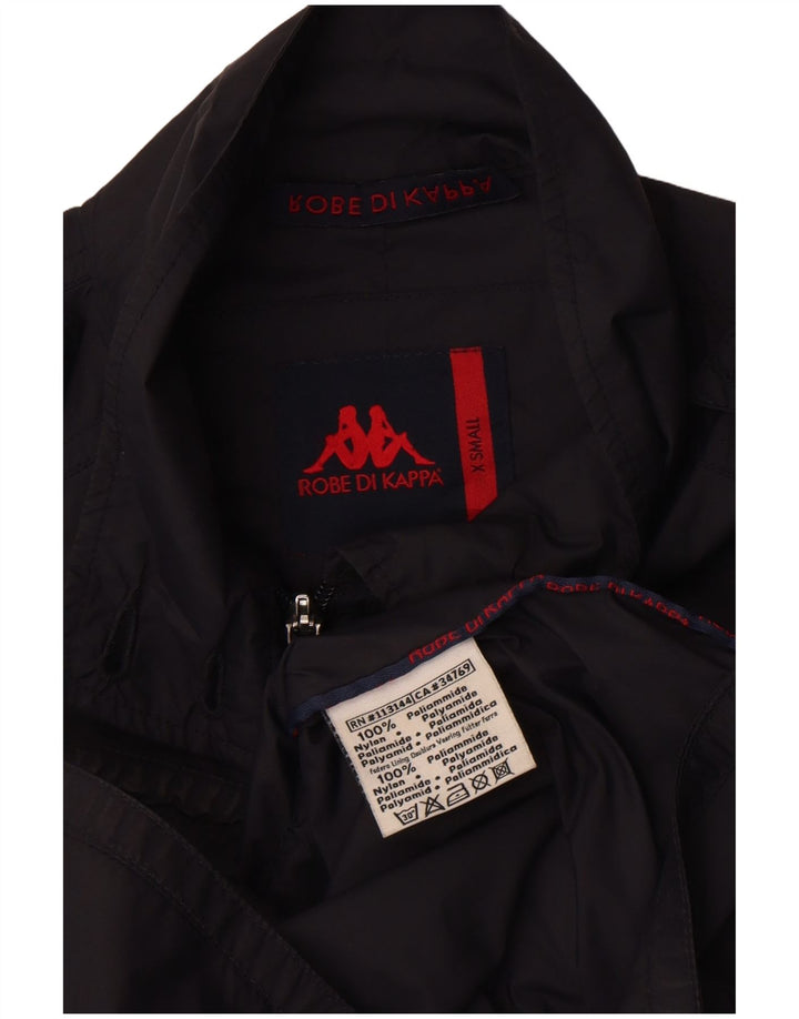 Kappa Womens Military Jacket UK 6 XS Black Polyamide